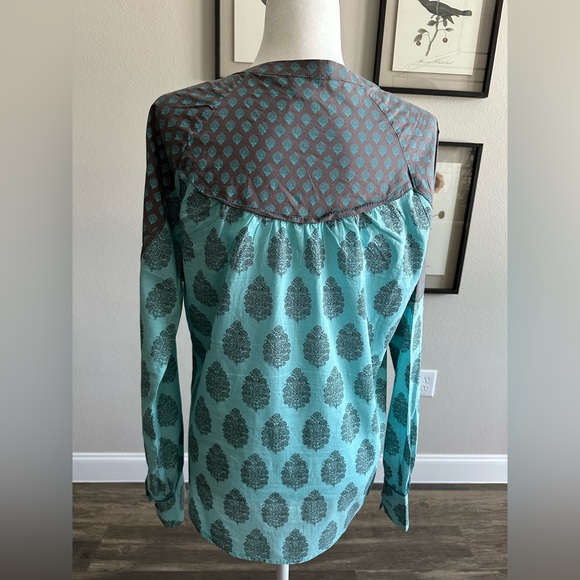 SUNDANCE Women's 100% Cotton Button Up Shirt Top Size M Medium - Picture 3 of 9